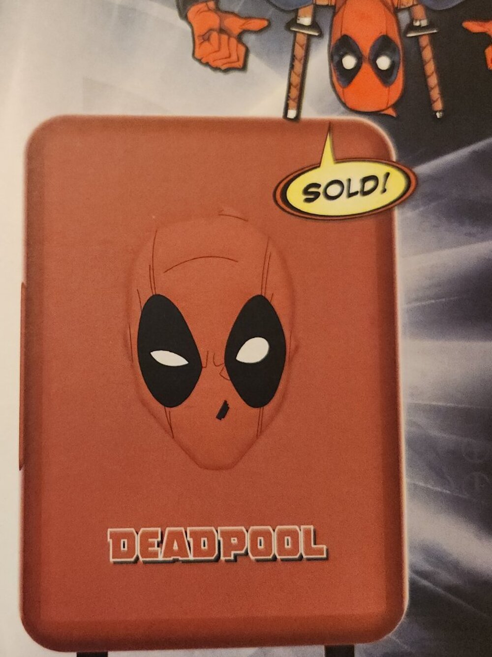 Marvel Deadpool Mini Fridge 6-Can 4L Capacity Gamer Gift Idea